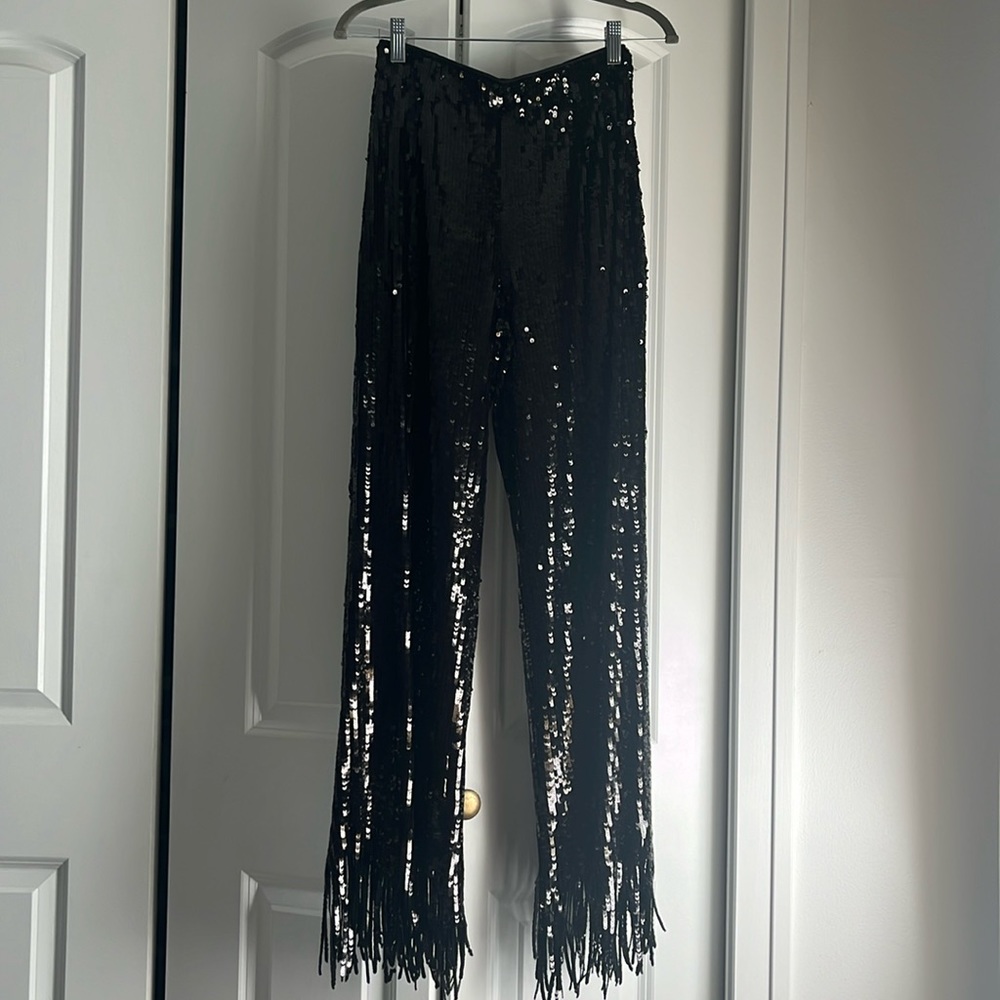 H&M Sequence stretch pants size xs